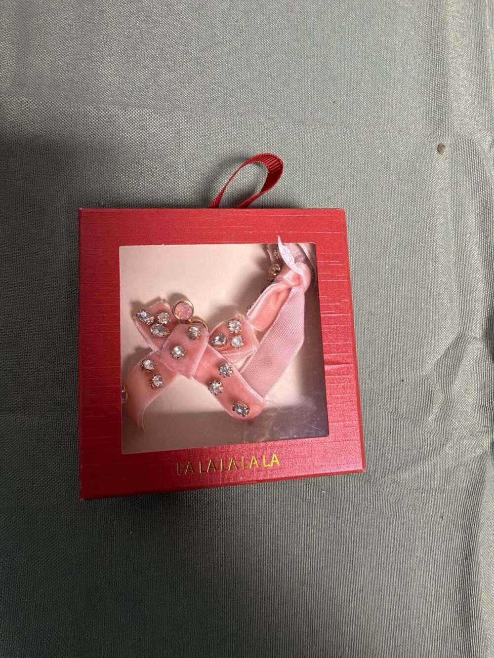 Packed Party Pretty in Pink Bow Earrings with White Stone Hoops